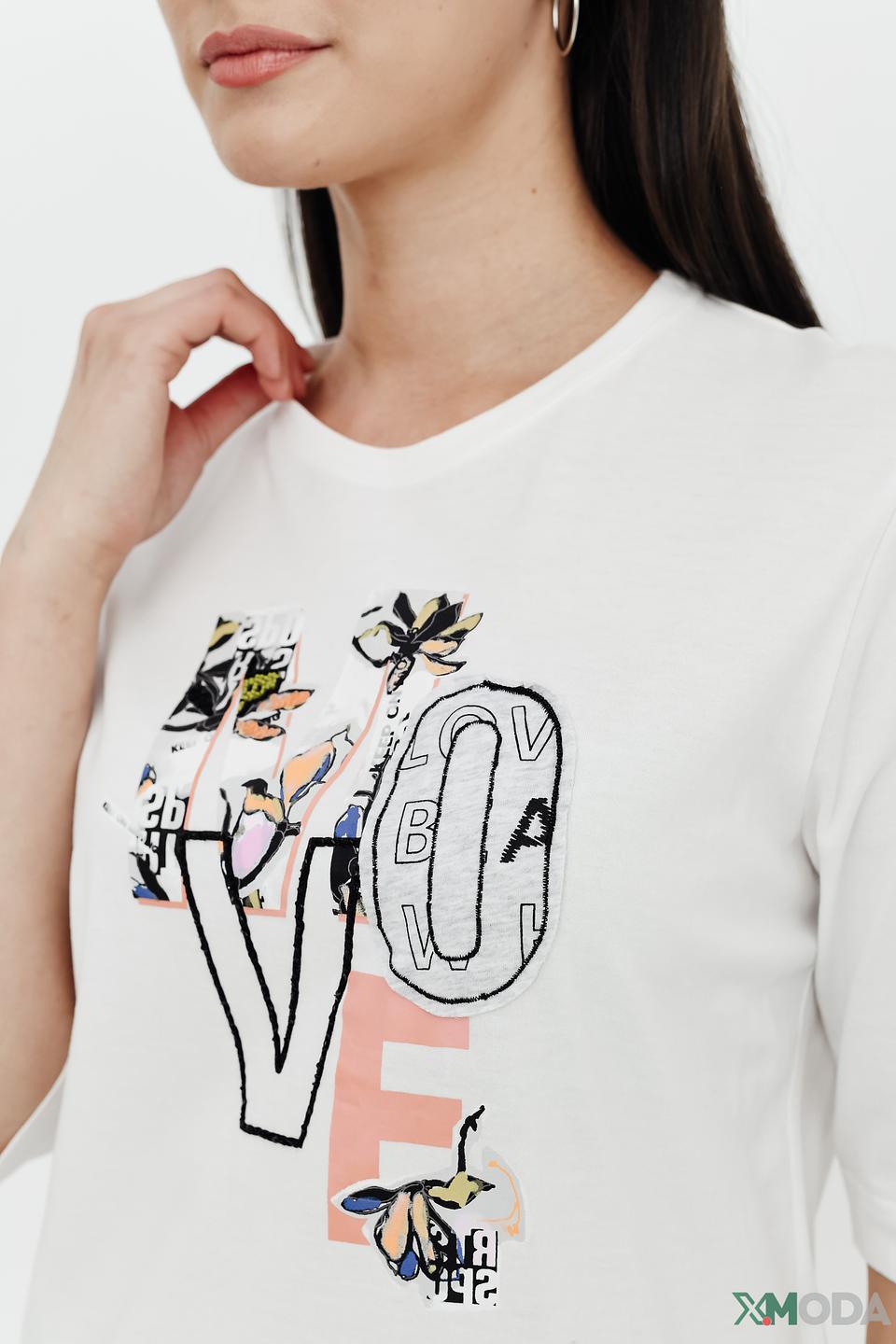 Футболка Marc Cain с принтом LOVE