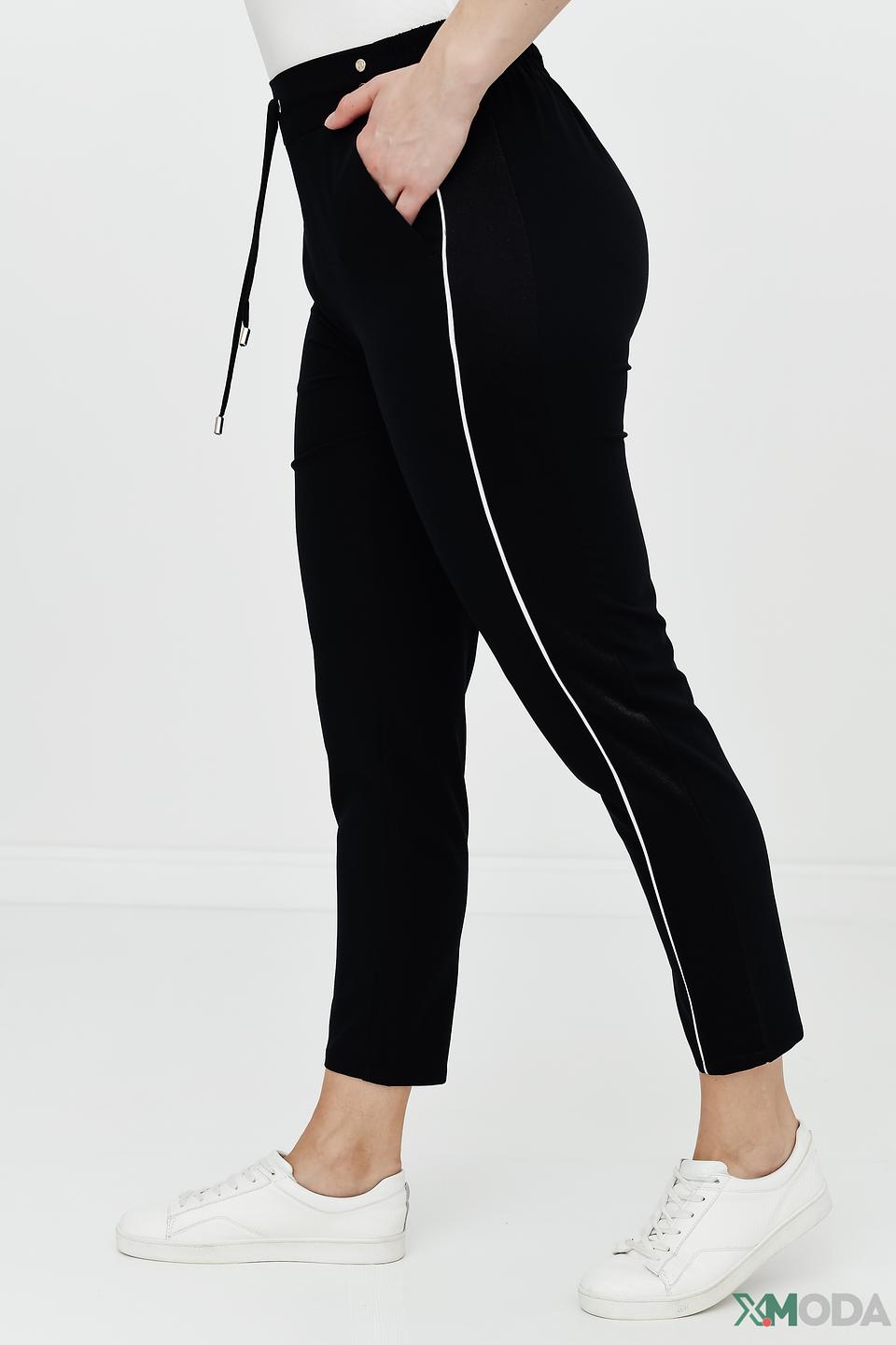 Брюки Liu-Jo чёрные с полосой