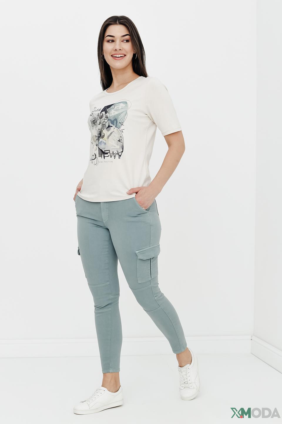 Джинсы Lecomte карго мятные