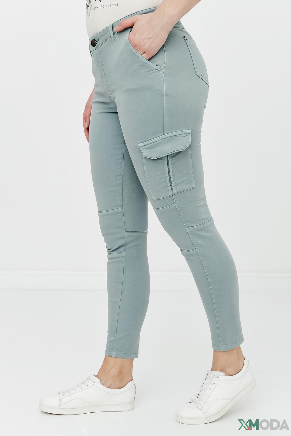 Джинсы Lecomte карго мятные