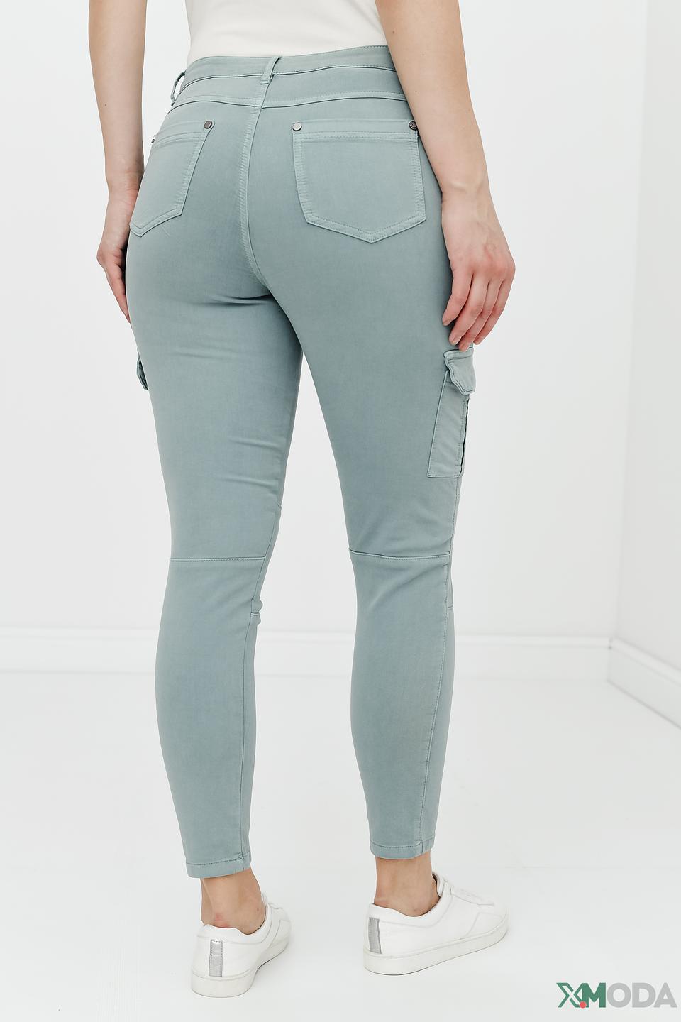 Джинсы Lecomte карго мятные