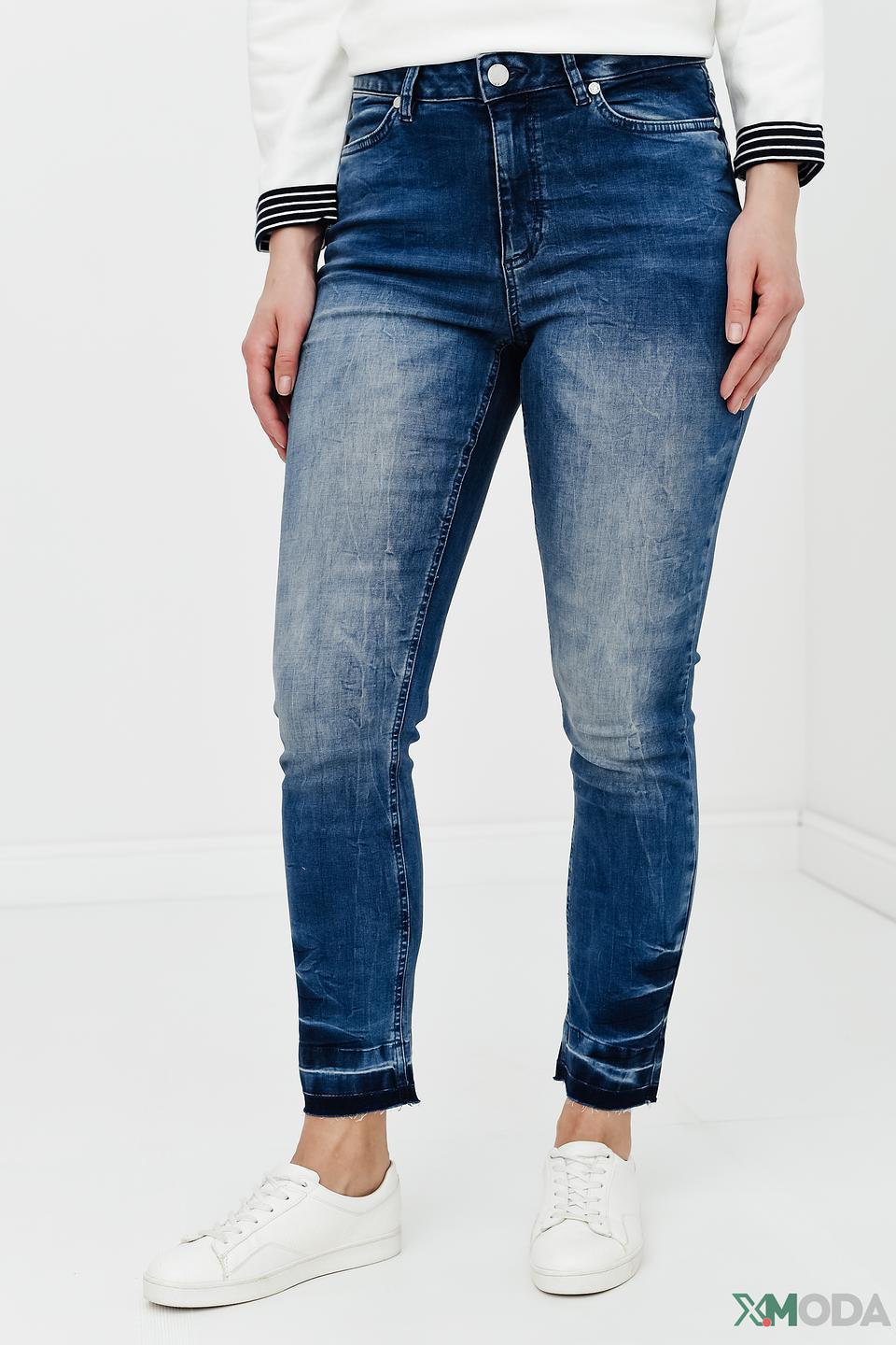 Джинсы Lecomte с потертостями