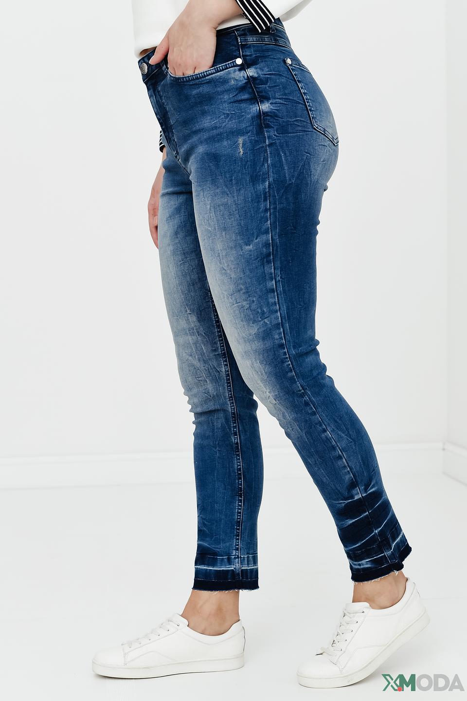 Джинсы Lecomte с потертостями