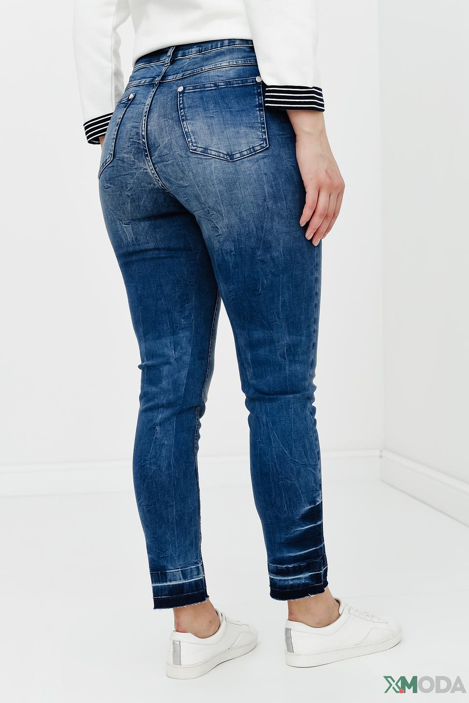 Джинсы Lecomte с потертостями