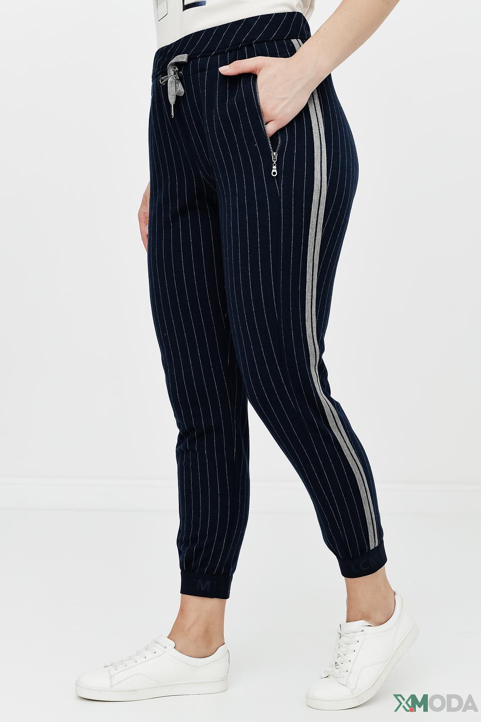 Брюки трикотажные Lecomte в полоску