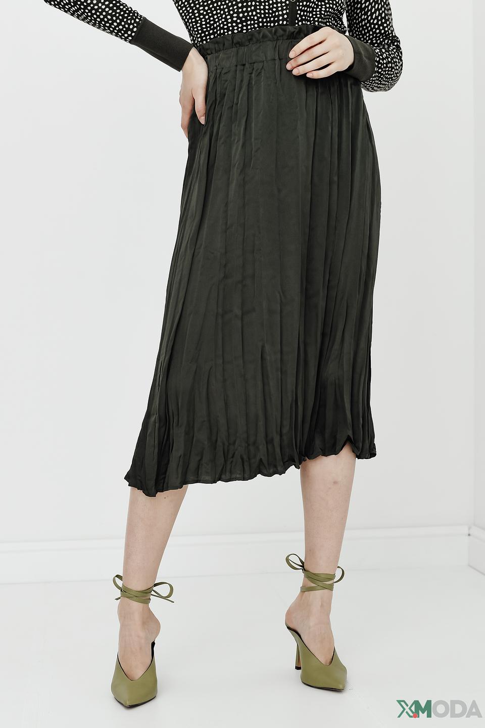 Юбка Betty Barclay плиссированная хаки