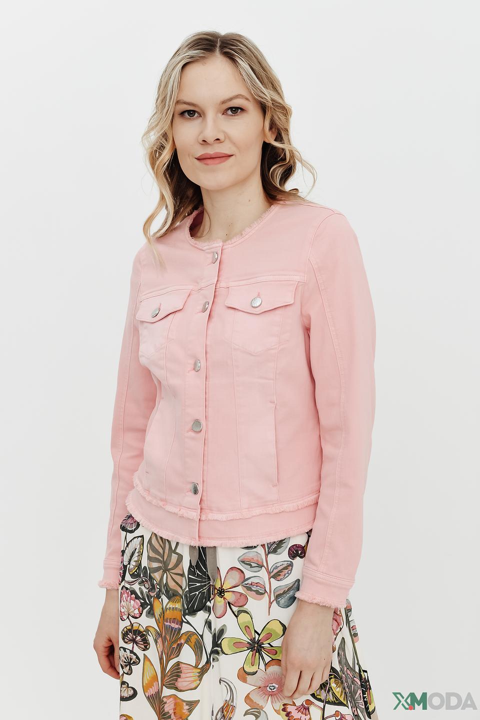 Жакет Lecomte джинсовый розовый