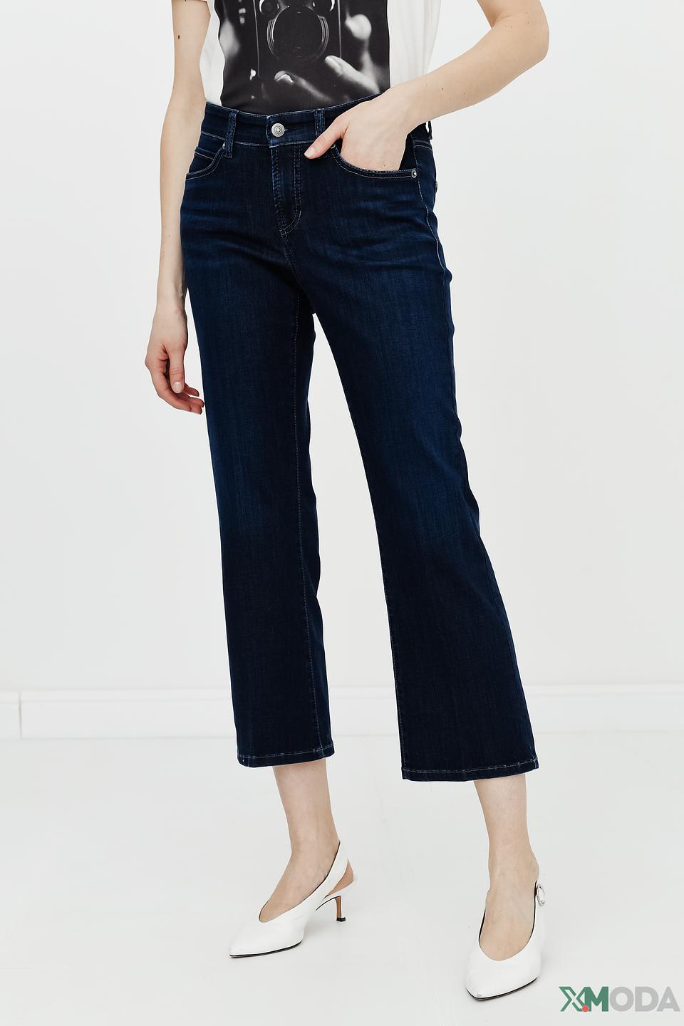 Джинсы Cambio прямые тёмно-синие