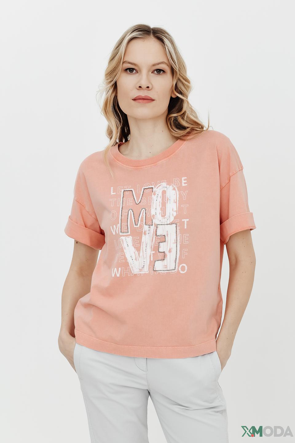 Футболка Marc Cain с принтом ME