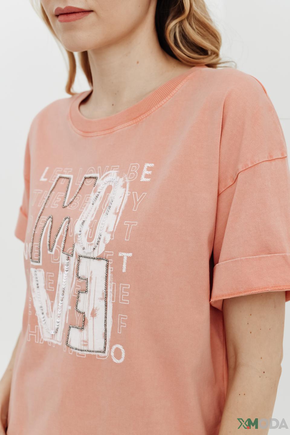 Футболка Marc Cain с принтом ME