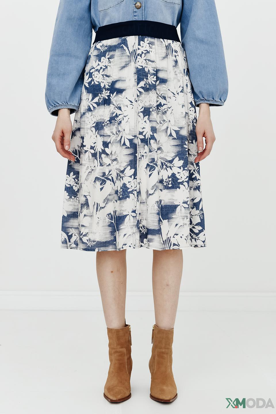 Юбка Lecomte с цветочным принтом