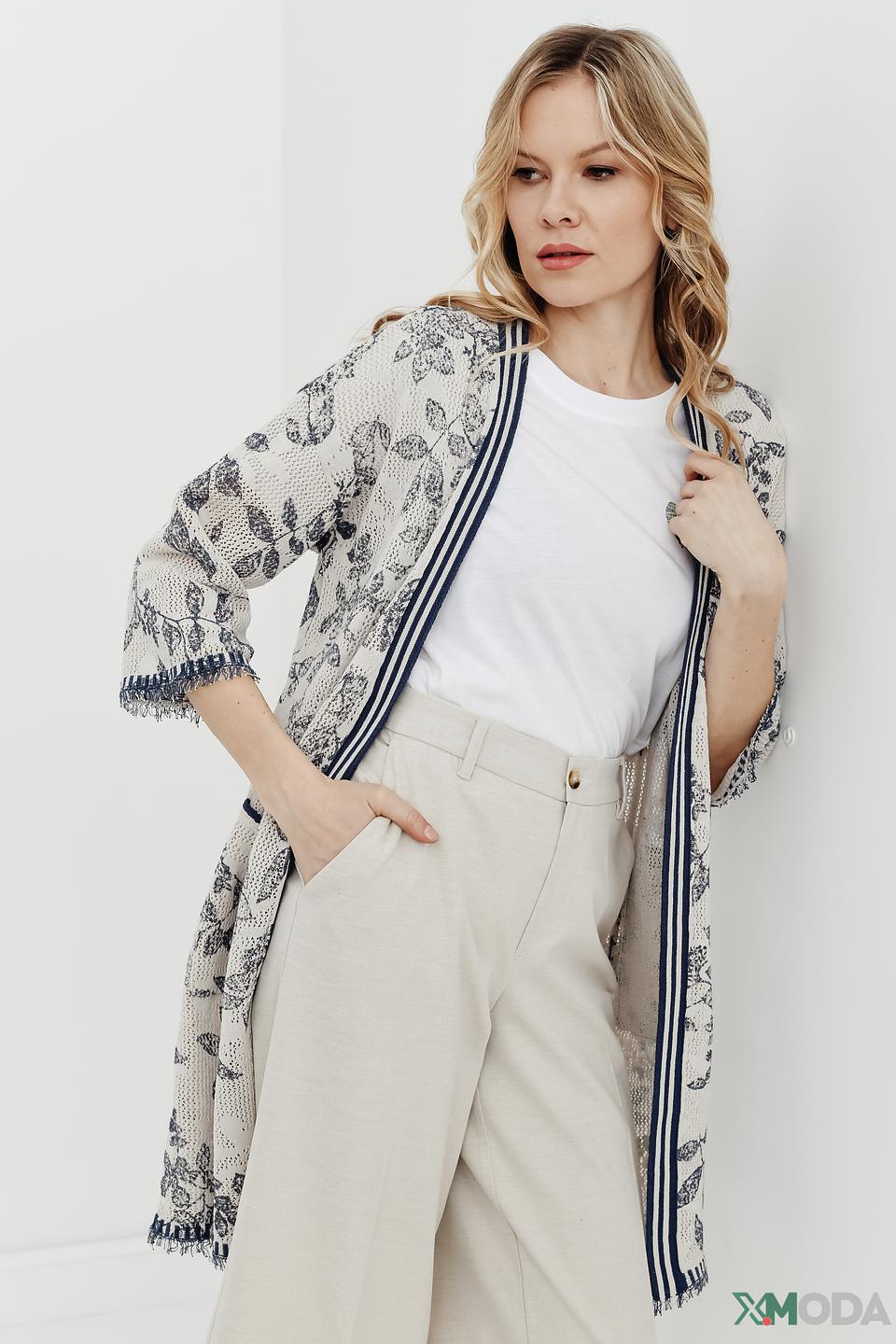 Жакет Lecomte с цветочным принтом