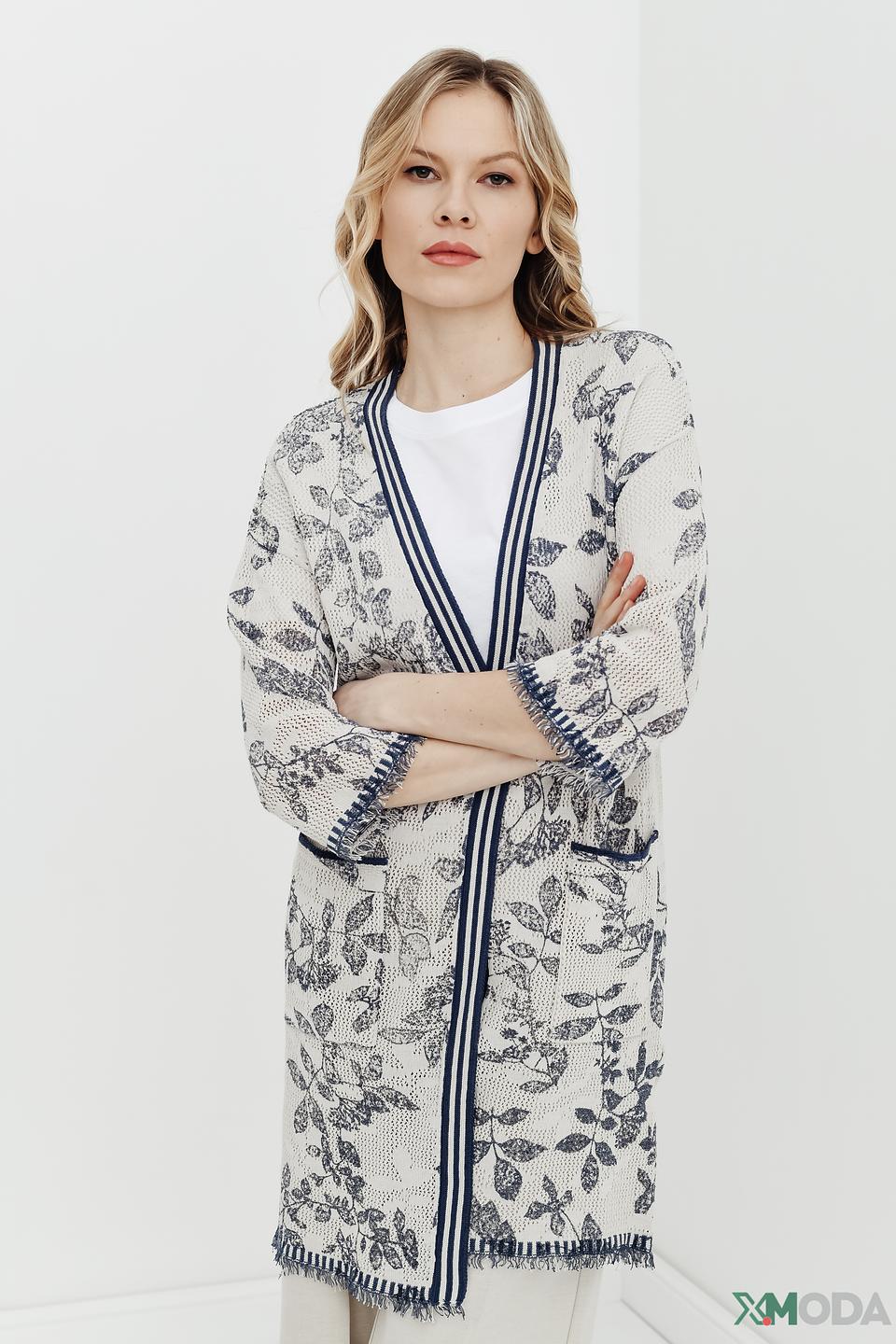 Жакет Lecomte с цветочным принтом