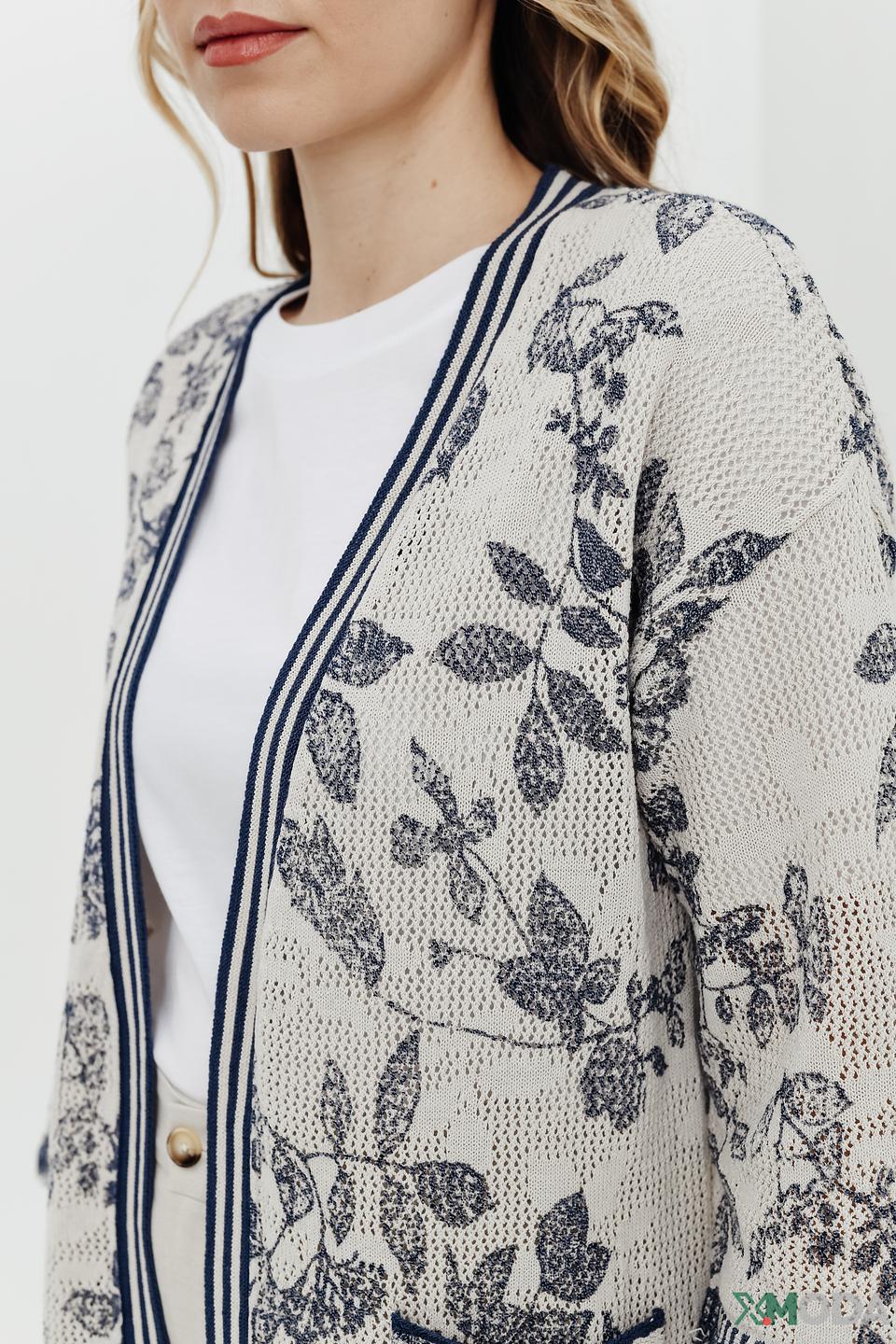 Жакет Lecomte с цветочным принтом