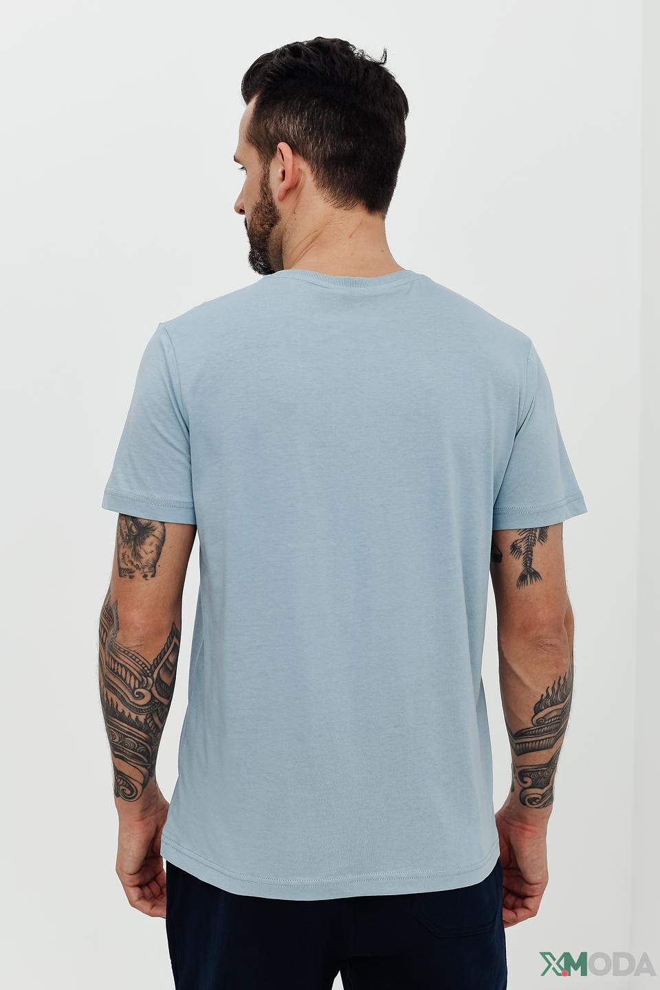 Футболка Lerros с принтом голубая
