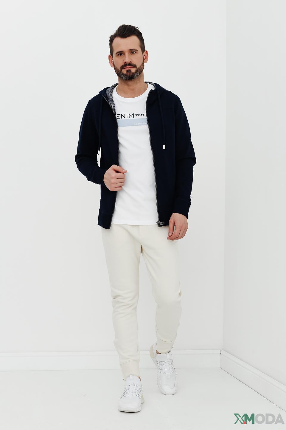 Кардиган Tom Tailor темно-синий на молнии