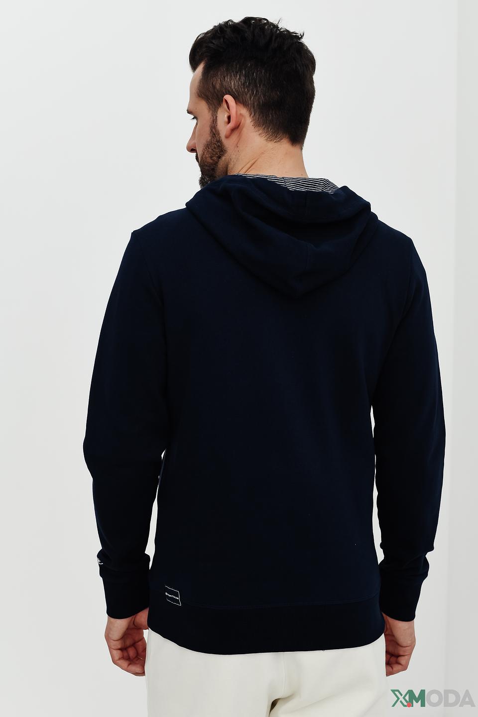 Кардиган Tom Tailor темно-синий на молнии