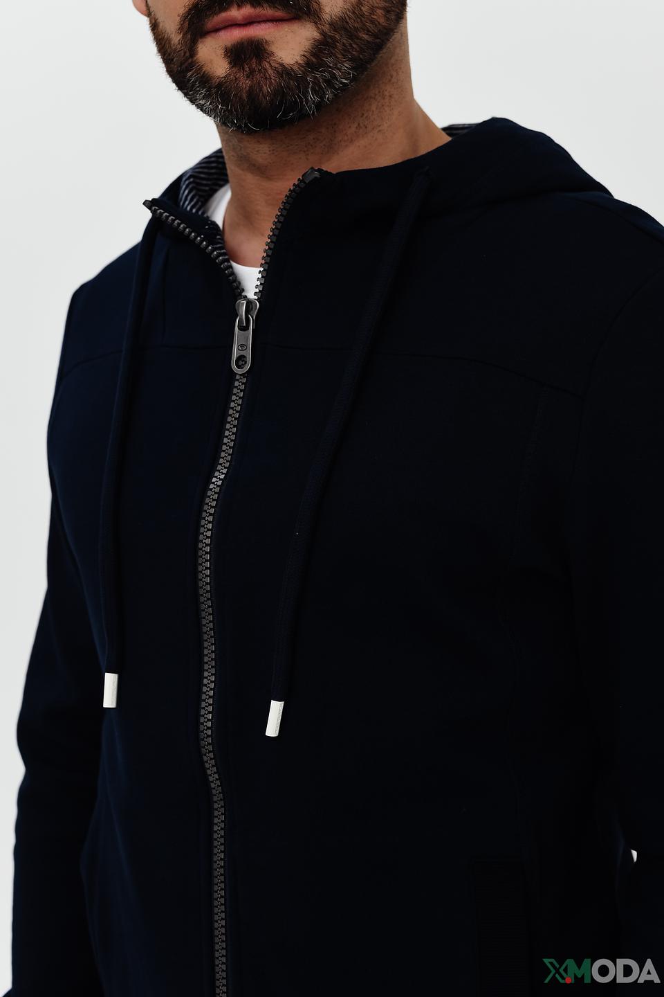 Кардиган Tom Tailor темно-синий на молнии