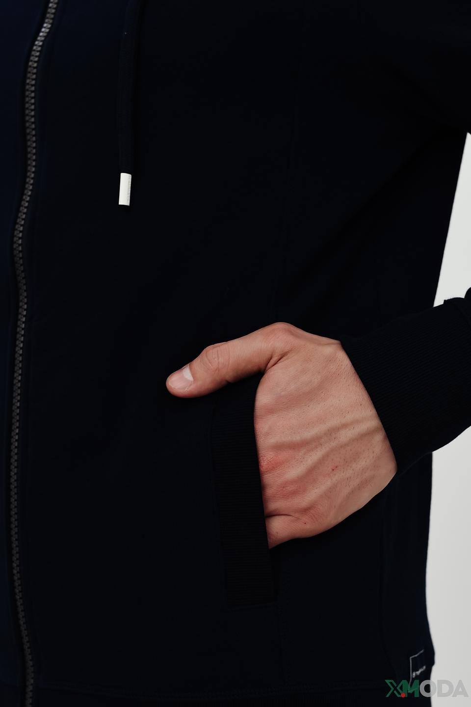 Кардиган Tom Tailor темно-синий на молнии