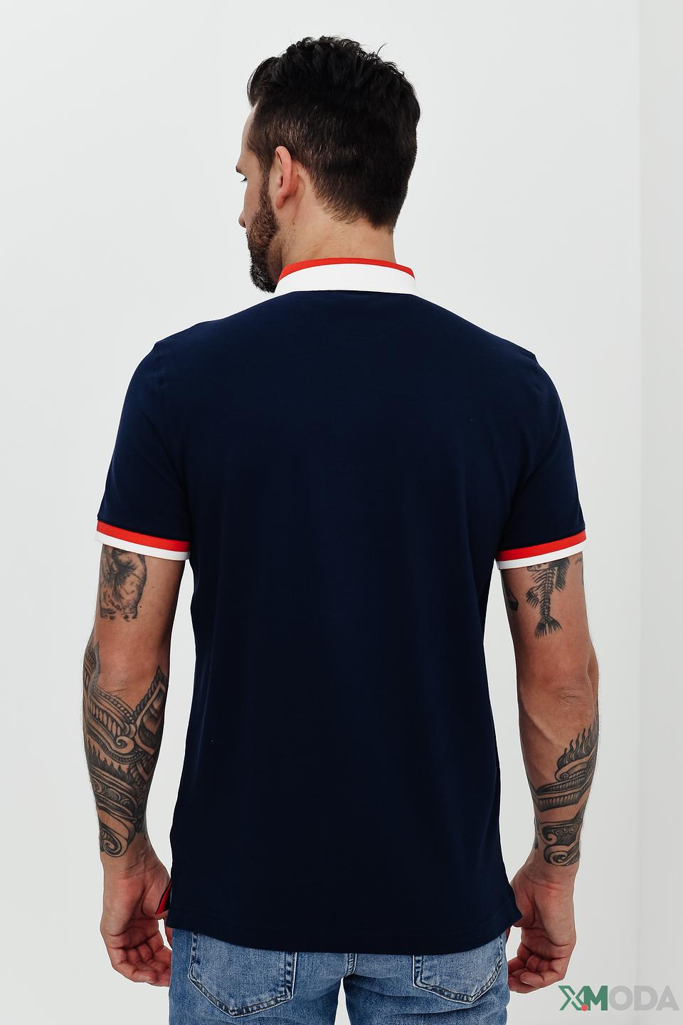 Поло Gant New Haven Regatta синее