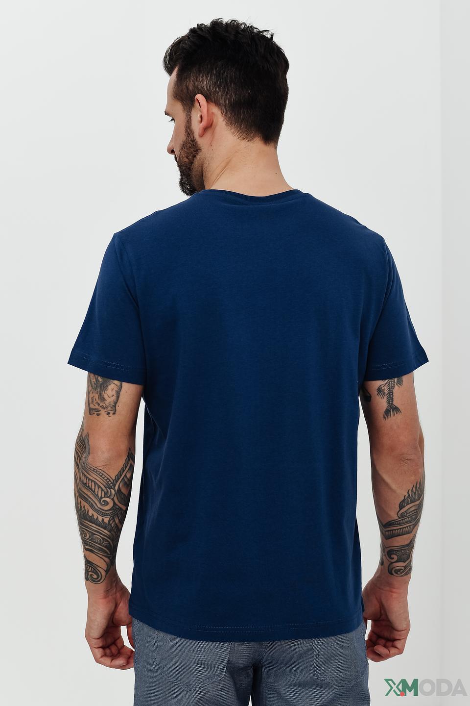 Футболка Lerros с принтом синяя