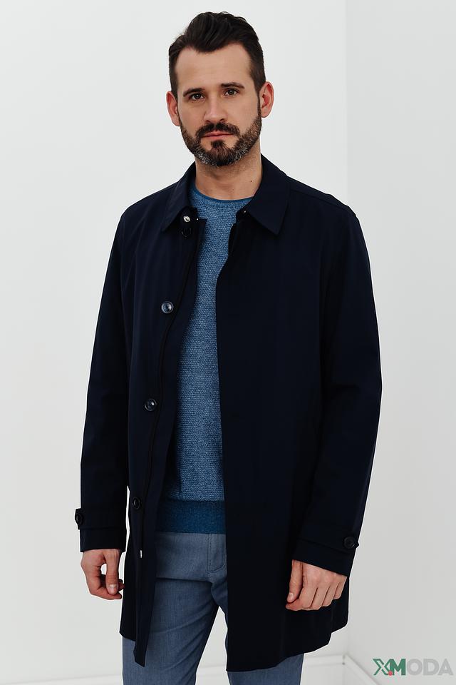 Плащ Bugatti тёмно-синий