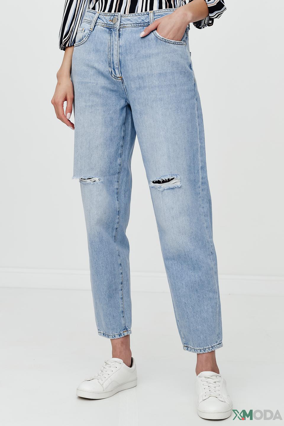 Джинсы Penny Black Black с рваностями голубые