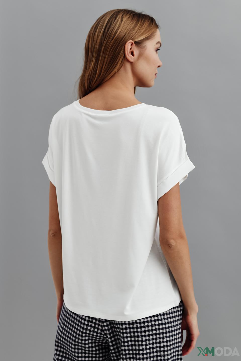 Блуза Monari с карманом белый