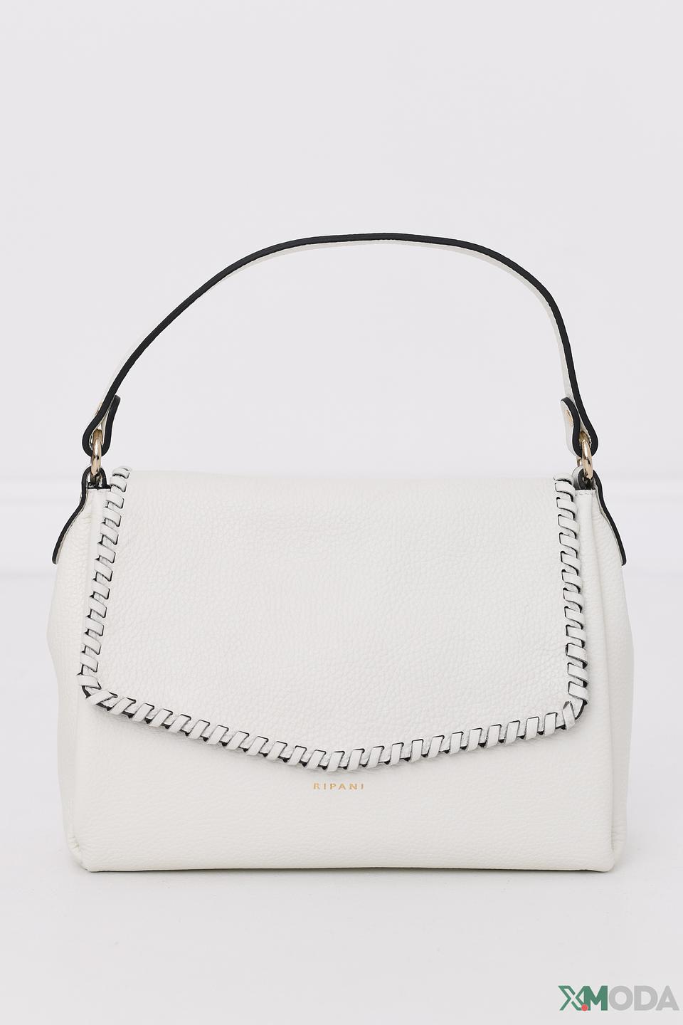 Сумка Ripani женская белая с цепью