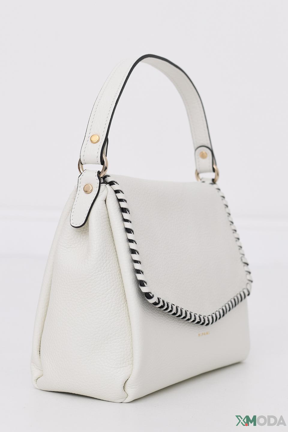 Сумка Ripani женская белая с цепью