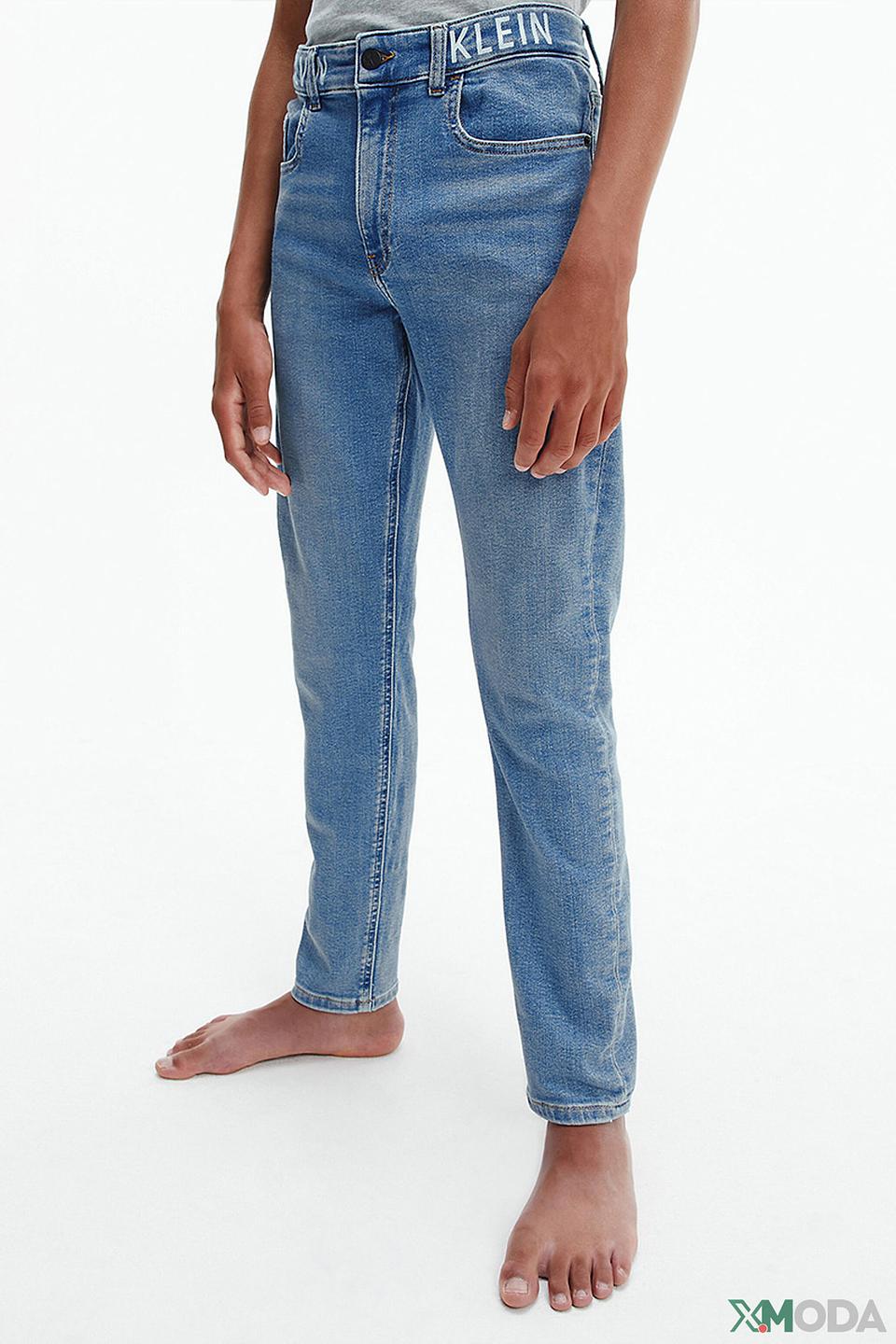 Брюки джинсовые Calvin Klein Jeans голубые