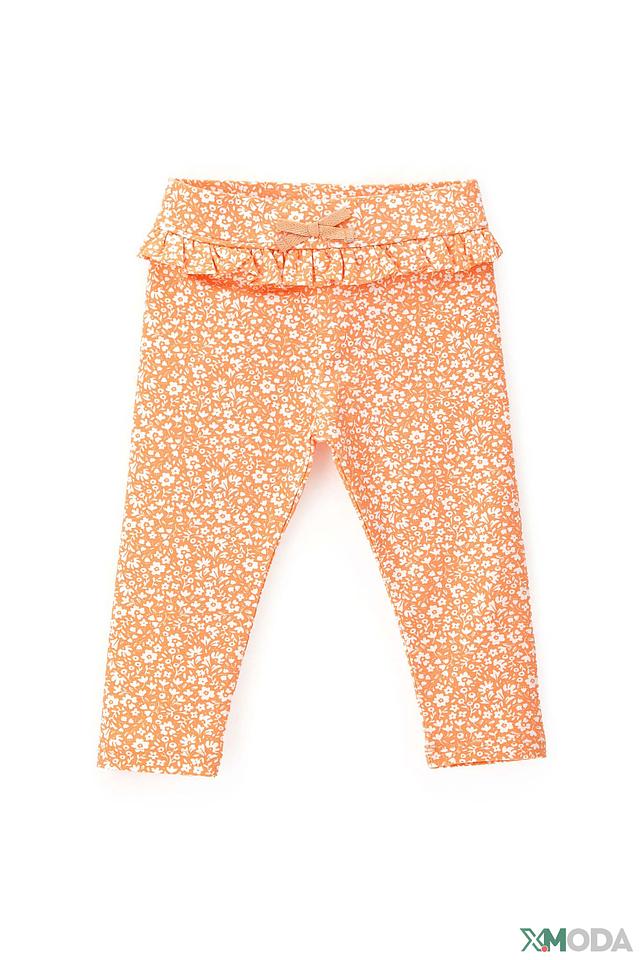 Джинсы Original Marines оранжевые с цветами