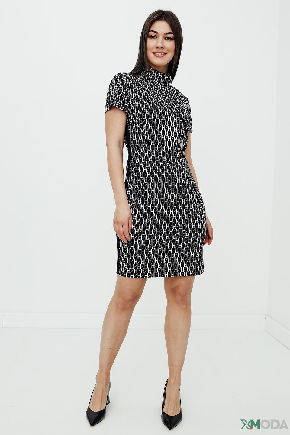 Платье Hugo с геометрическим принтом