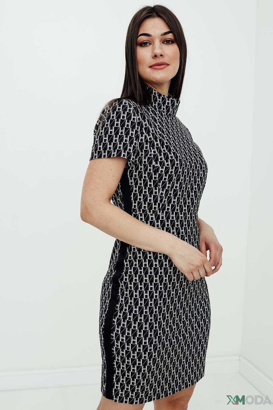 Платье Hugo с геометрическим принтом