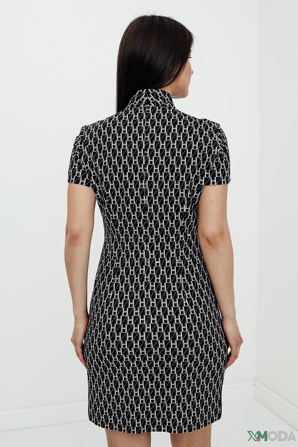 Платье Hugo с геометрическим принтом