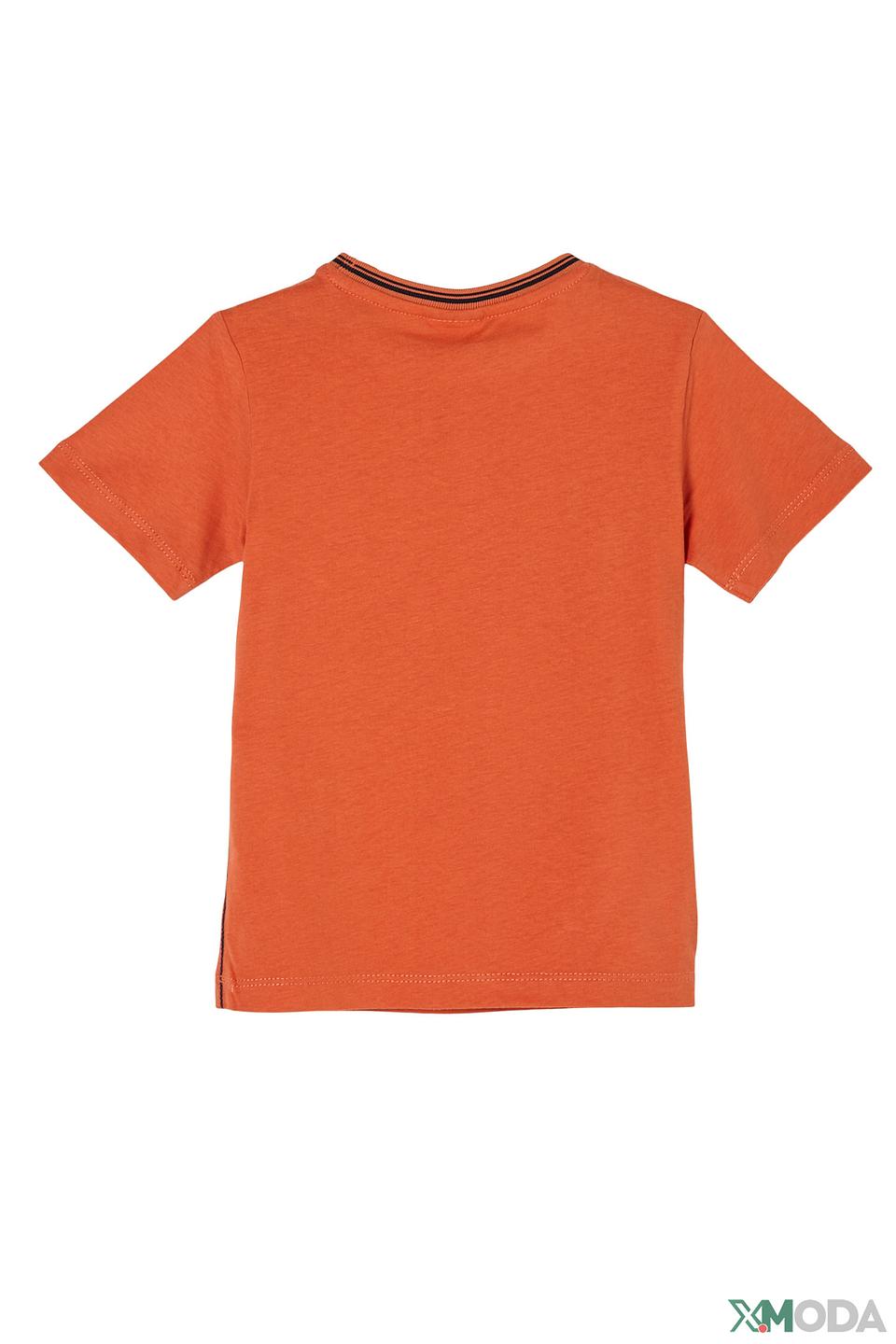 Футболка s.Oliver оранжевая с принтом