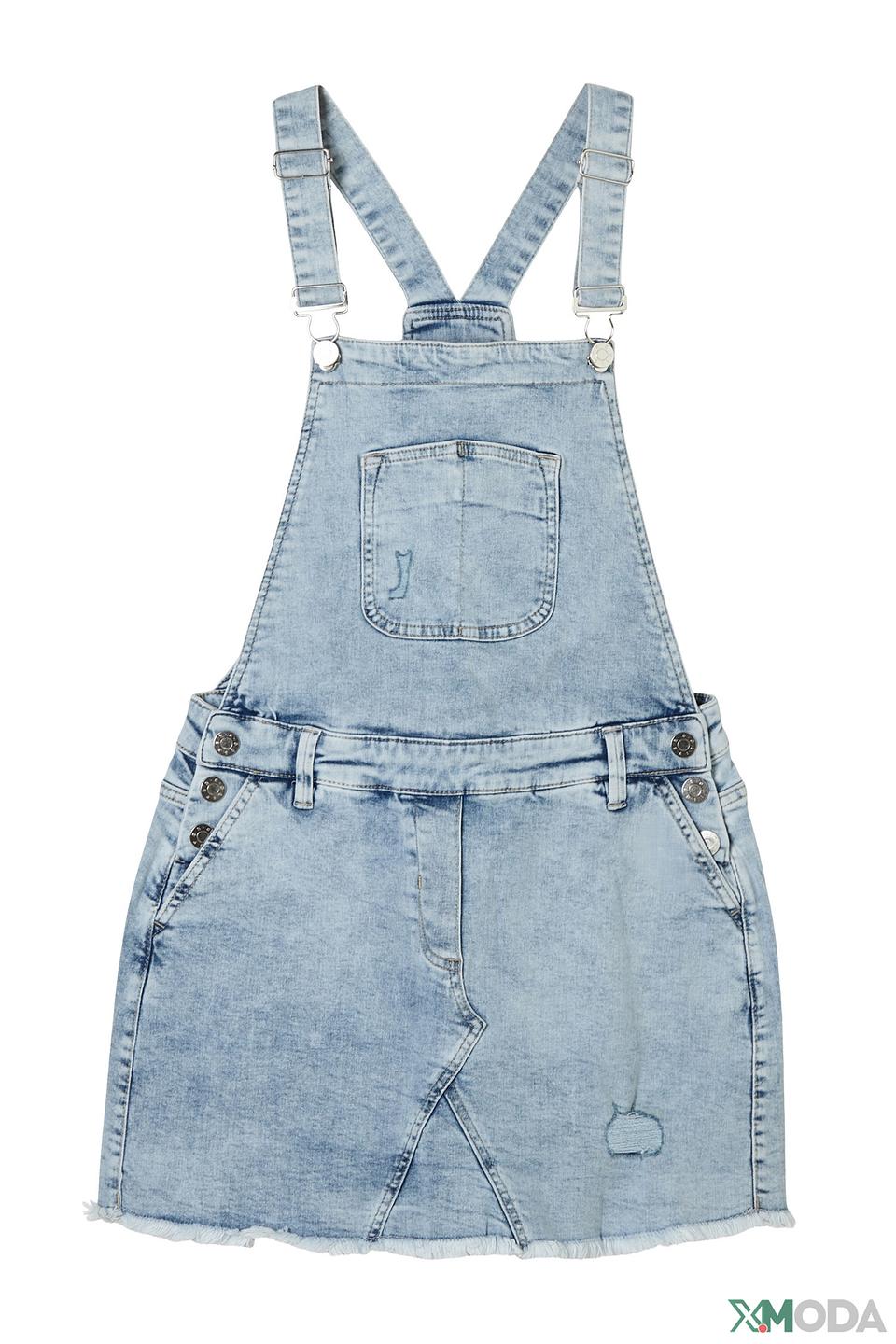 Платье-сарафан s.Oliver деним голубой