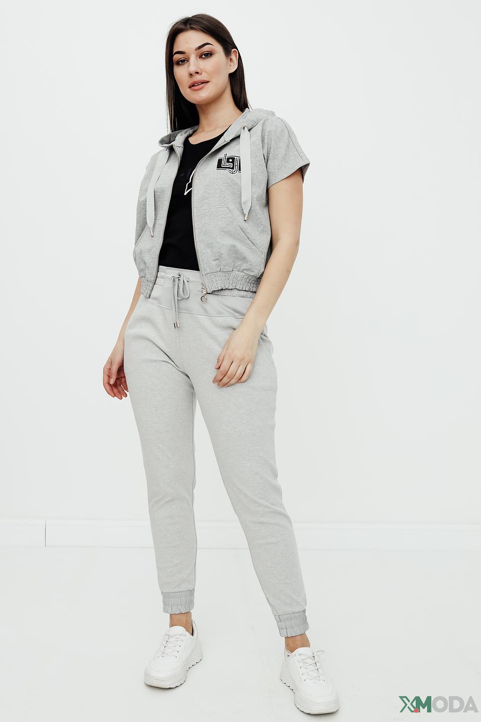 Джемпер Liu-Jo серый с логотипом