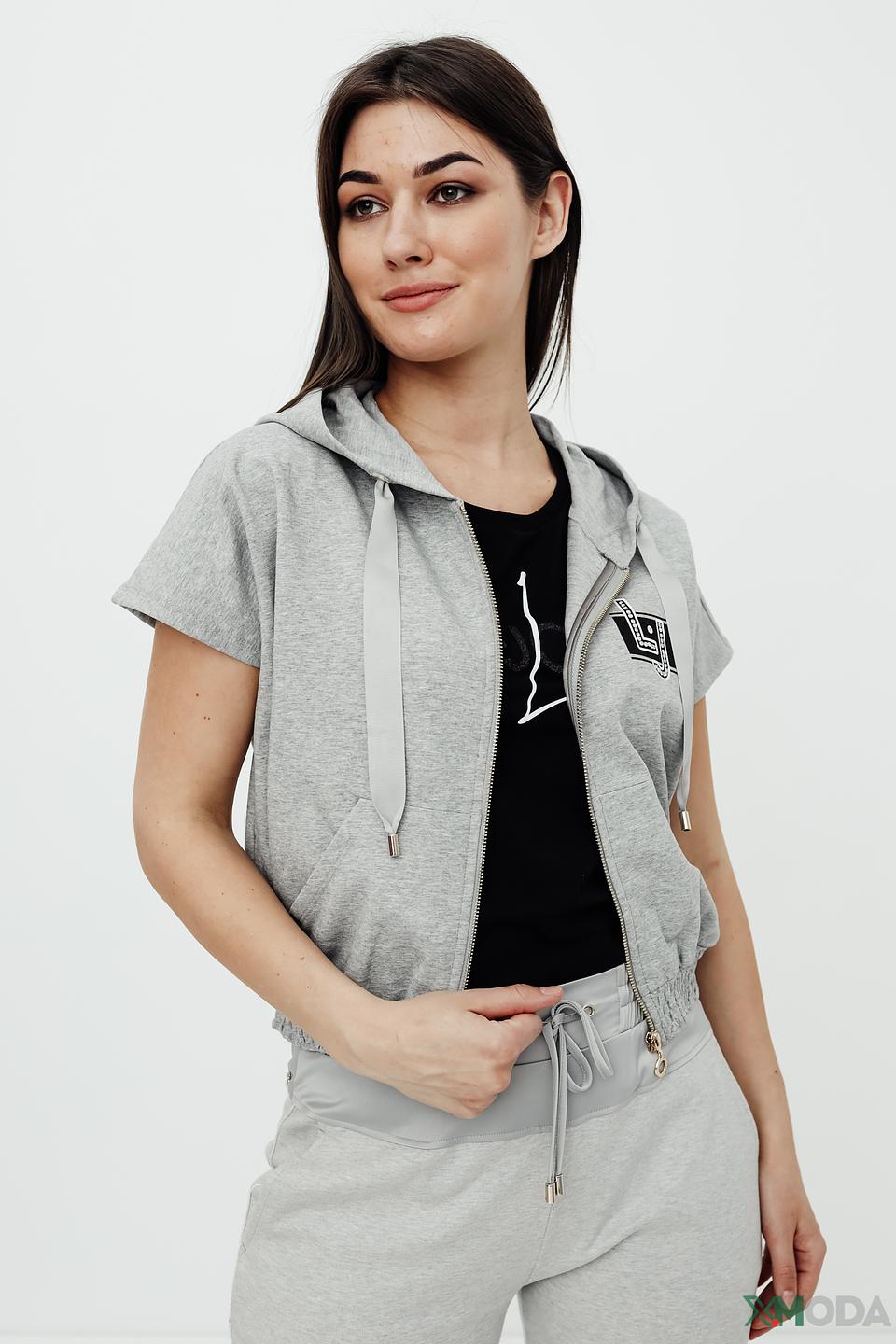 Джемпер Liu-Jo серый с логотипом