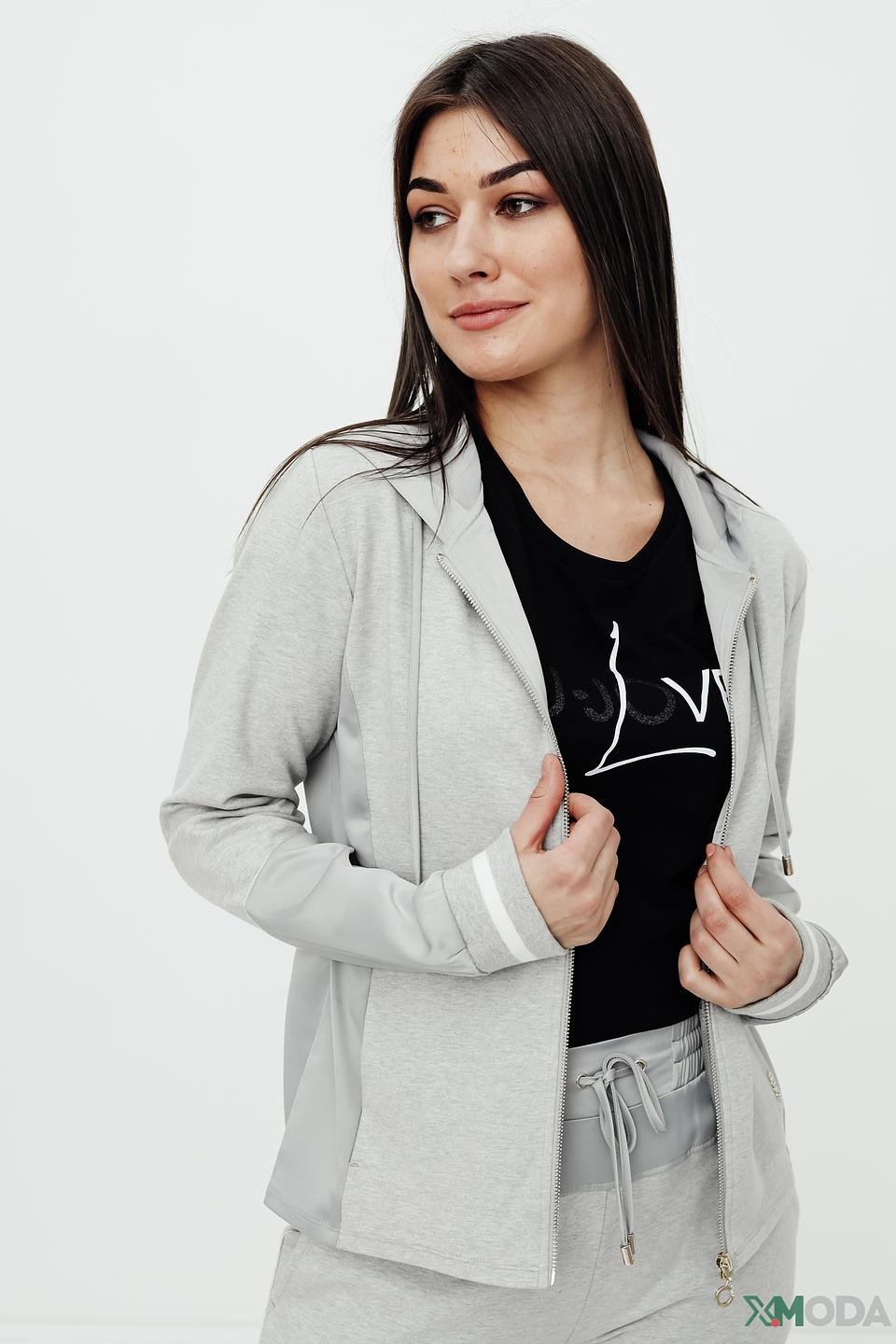 Толстовка Liu-Jo серая на молнии