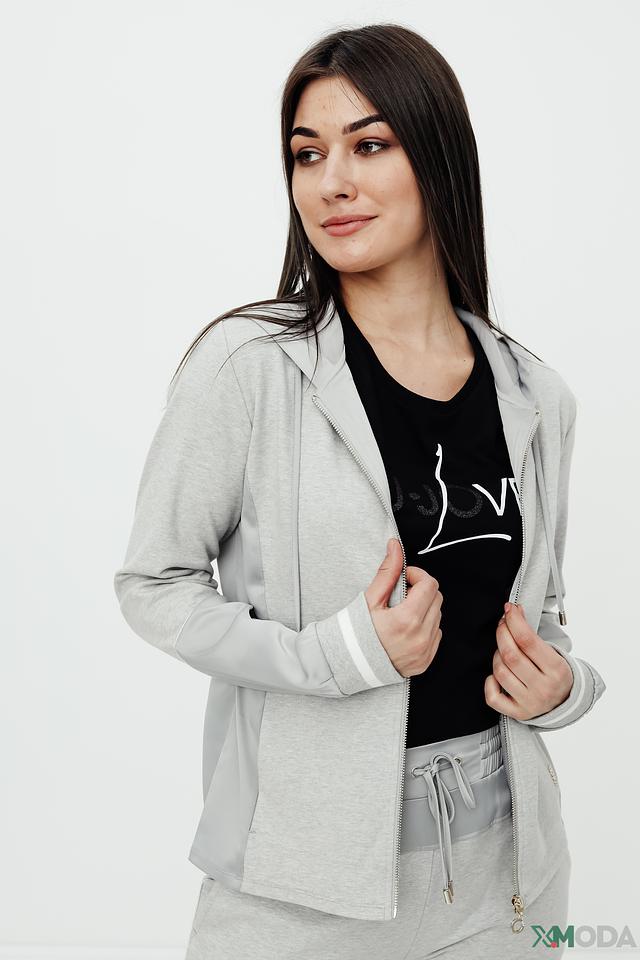 Толстовка Liu-Jo серая на молнии