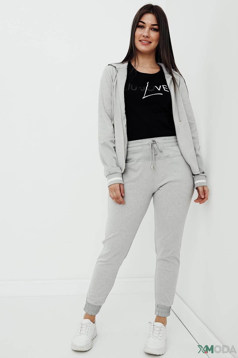 Толстовка Liu-Jo серая на молнии