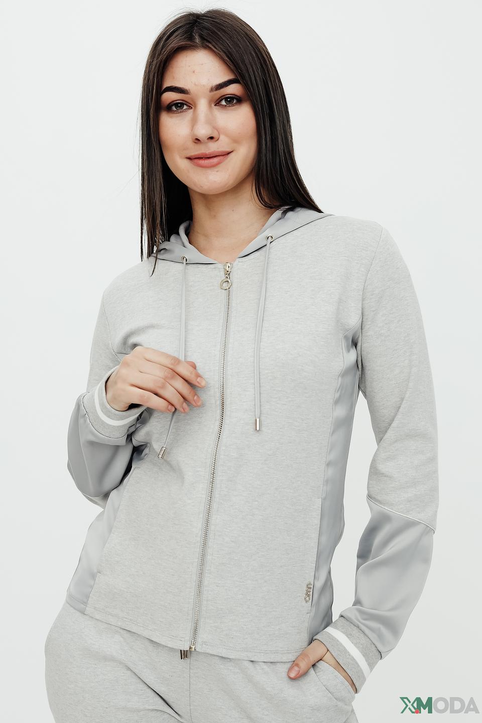 Толстовка Liu-Jo серая на молнии
