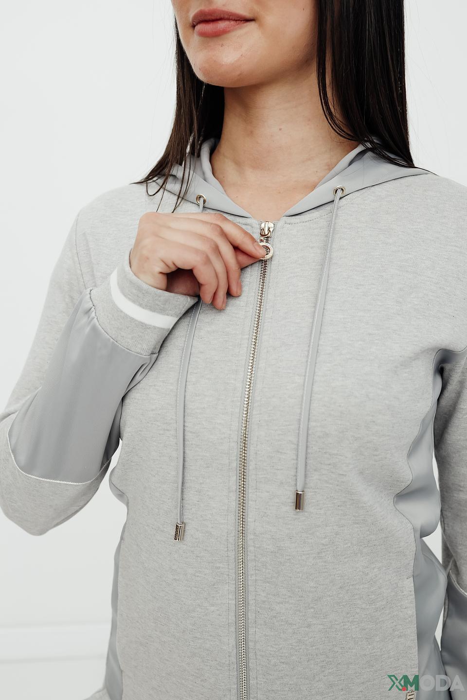 Толстовка Liu-Jo серая на молнии