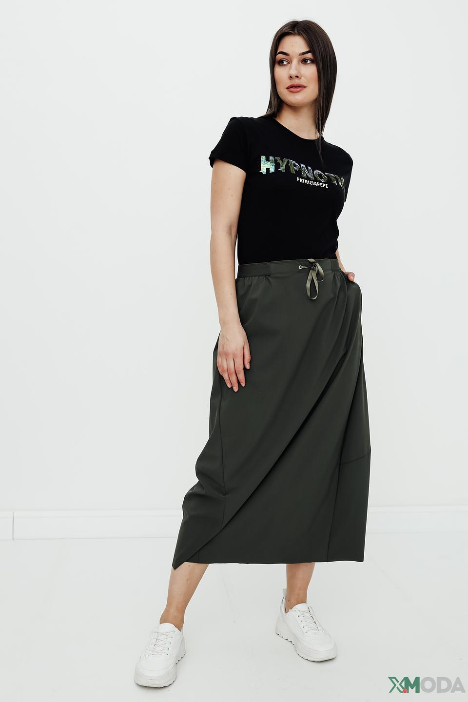 Юбка Elena Miro с завязками хаки