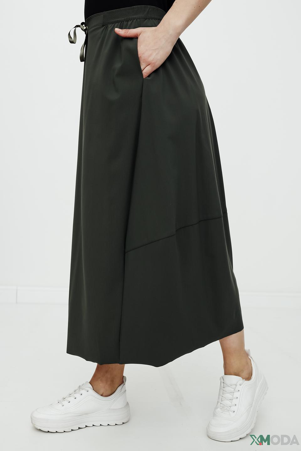 Юбка Elena Miro с завязками хаки