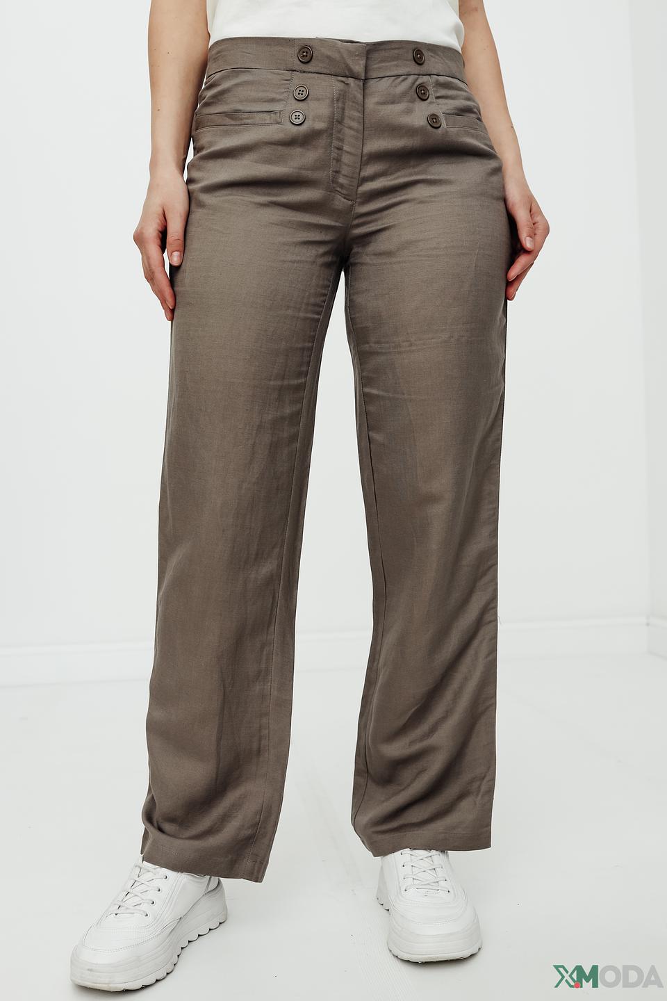 Брюки Pezzo хаки с поясом