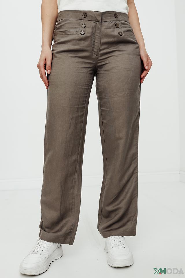 Брюки Pezzo хаки с поясом