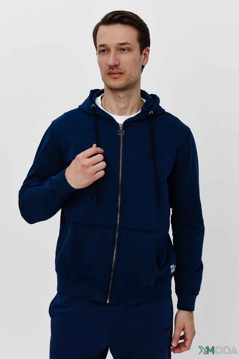 Кардиган Basefield синий на молнии