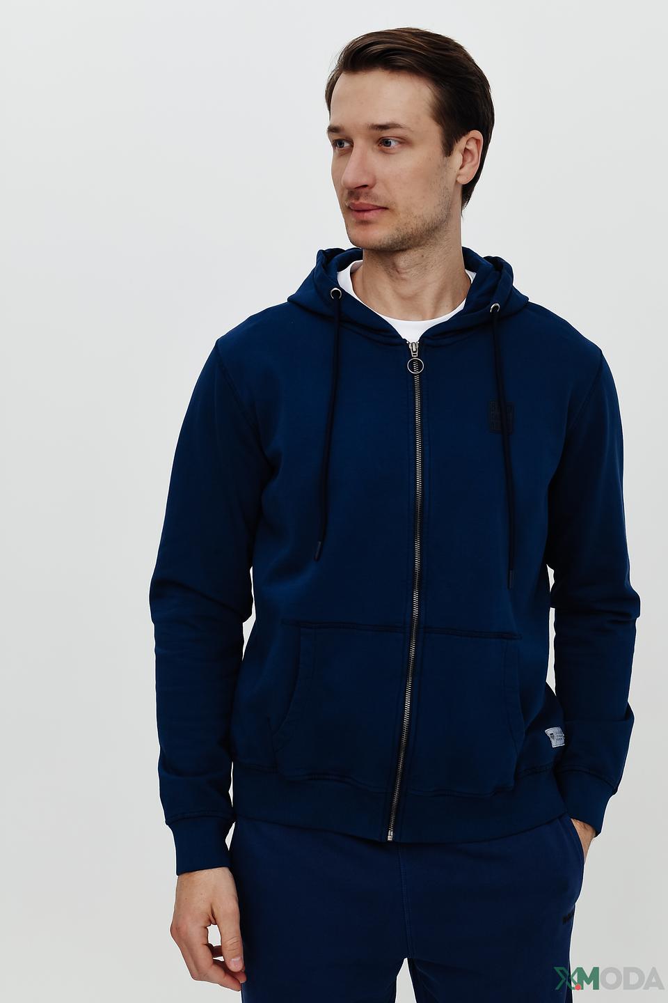 Кардиган Basefield синий на молнии